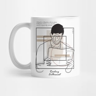 Reading enthusiast version 7 Mug